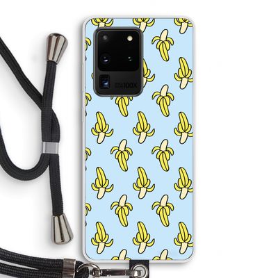 Bananas: Samsung Galaxy S20 Ultra Transparant Hoesje met koord
