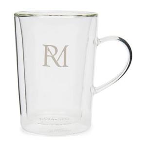 Riviera Maison - RM Double Wall Monogram Glass L - Transparant