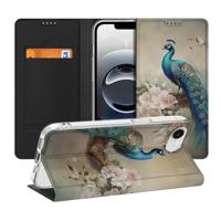 Smartphone hoesje voor Apple iPhone 16e Vintage Pauwen