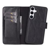 NorthLife Samsung Galaxy S25 Plus - Leren Afneembare 2-in-1 bookcase telefoonhoes - Zwart