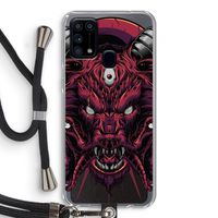 Hell Hound and Serpents: Samsung Galaxy M31 Transparant Hoesje met koord