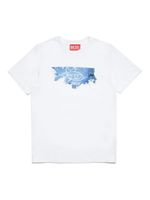 Diesel Kids t-shirt en coton à logo imprimé - Blanc