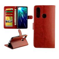 Voor vivo Z1 Pro Crazy Horse textuur horizontale Flip lederen draagtas met houder & kaartsleuven & portemonnee & fotolijstjes (bruin)