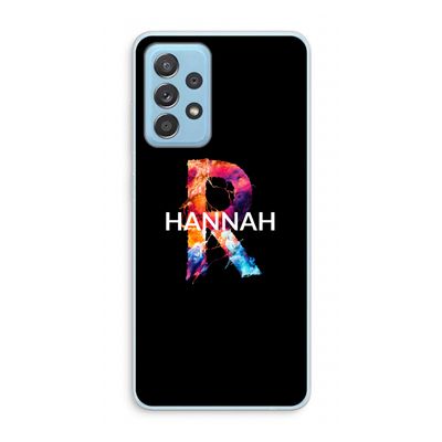 Abstract Spectrum: Samsung Galaxy A73 Transparant Hoesje