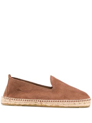 Manebi espadrille en daim - Marron