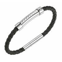 Police PEAGB0001413 Leer 18 cm Heren armband