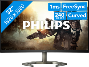 Philips Momentum 32M1C5200W/00 computer monitor 80 cm (31.5") 1920 x 1080 Pixels Full HD LCD Zwart