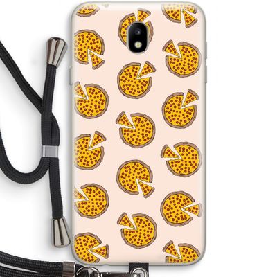 You Had Me At Pizza: Samsung Galaxy J7 (2017) Transparant Hoesje met koord