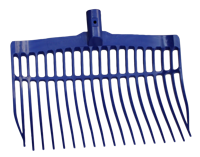 Mestvork zonder steel Blauw