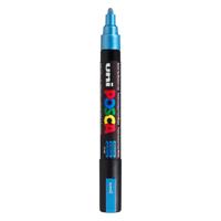 Uni Posca verfmarker pc5m metallic blauw - conische punt 2,5 mm