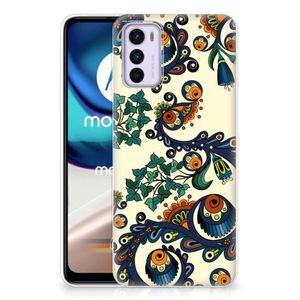 Siliconen Hoesje Motorola Moto G42 Barok Flower