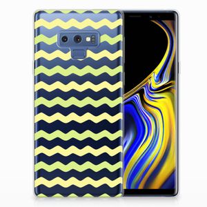 Samsung Galaxy Note 9 TPU bumper Waves Yellow