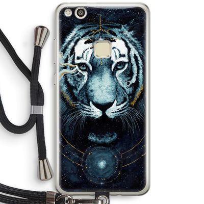 Darkness Tiger: Huawei Ascend P10 Lite Transparant Hoesje met koord