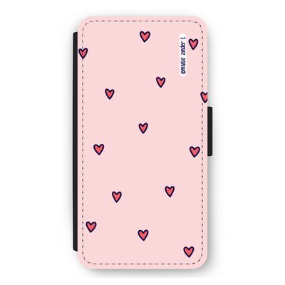 Hartjes: iPhone 11 Pro Max Flip Hoesje