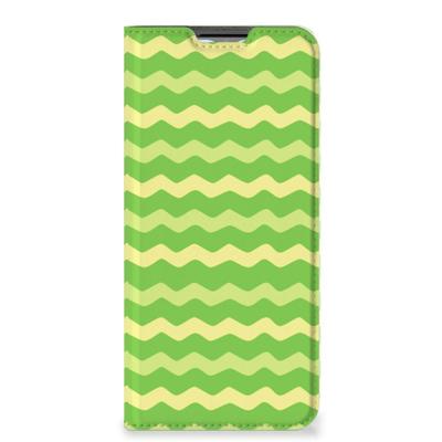 OPPO A54s | A16 | A16s | Hoesje met Magneet | Waves Green OPPO A54s | A16 | A16s | Hoesje met Magneet | Waves Green