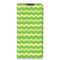 OPPO A54s | A16 | A16s | Hoesje met Magneet | Waves Green