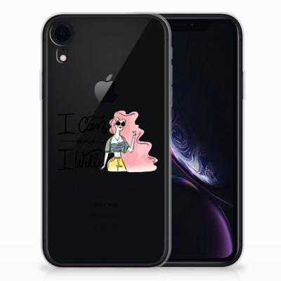 Apple iPhone Xr Telefoonhoesje met Naam i Can Apple iPhone Xr Telefoonhoesje met Naam i Can