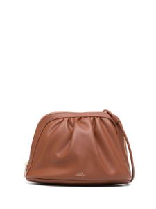 A.P.C. sac porté épaule en cuir artificiel - Marron