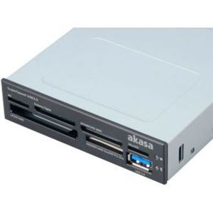 Akasa USB 3.0 SuperSpeed geheugenkaartlezer USB 3.2 Gen 1 (3.1 Gen 1) Intern