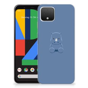 Google Pixel 4 Telefoonhoesje met Naam Baby Rhino