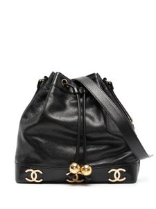 CHANEL Pre-Owned sac seau Triple CC (1992) - Noir