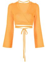 Cult Gaia haut crop Heather - Or