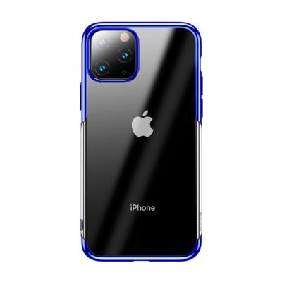 Voor iPhone 11 Pro Baseus Shining TPU case (blauw)