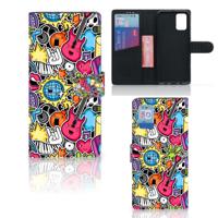 Samsung Galaxy A02s | M02s | Wallet Case | met Pasjes | Punk Rock