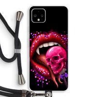 Dodelijk zoet: Pixel 4 XL Transparant Hoesje met koord