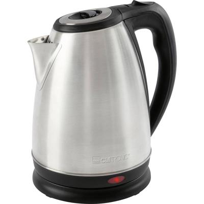 Clatronic WKS 3830 Waterkoker BPA-vrij Aantal/Volume: 1.7 l RVS, Zwart