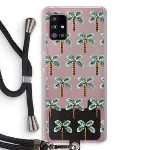 Paradise: Samsung Galaxy A51 5G Transparant Hoesje met koord