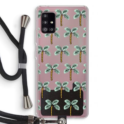 Paradise: Samsung Galaxy A51 5G Transparant Hoesje met koord