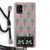 Paradise: Samsung Galaxy A51 5G Transparant Hoesje met koord