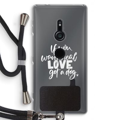 Partner in crime: Sony Xperia XZ2 Transparant Hoesje met koord