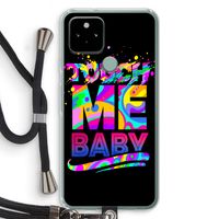 Touch Me: Pixel 5 Transparant Hoesje met koord