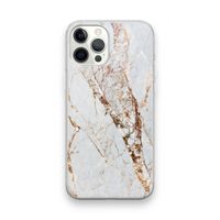 Goud marmer: iPhone 12 Pro Max Transparant Hoesje