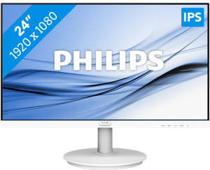 Philips V Line 241V8AW/00 LED display 60,5 cm (23.8") 1920 x 1080 Pixels Full HD LCD Wit