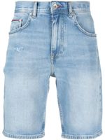 Tommy Hilfiger short en jean Brooklyn à effet usé - Bleu - thumbnail