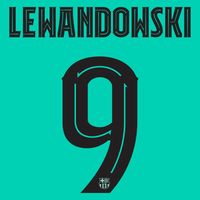 Lewandowski 9 (Officiële FC Barcelona 3rd Bedrukking 2023-2024)