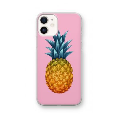 Grote ananas: iPhone 12 Transparant Hoesje