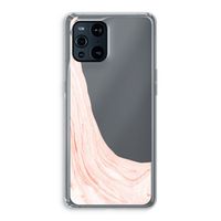 Peach bath: Oppo Find X3 Transparant Hoesje