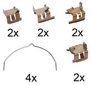 Accessoireset, schijfremblok 1289Q