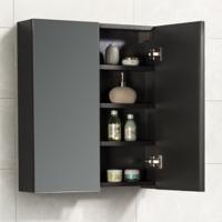 Spiegelkast Tieme in mat grijs 60x70x16cm