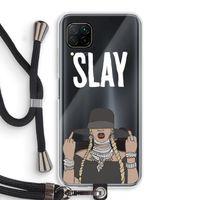 Slay All Day: Huawei P40 Lite Transparant Hoesje met koord