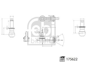 Stabilisatorstang 175622