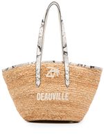 Zadig&Voltaire sac de plage Deauville à design tressé - Tons neutres - thumbnail