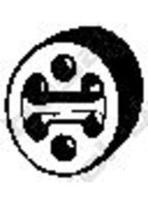 Aanslagrubber, demper 255414
