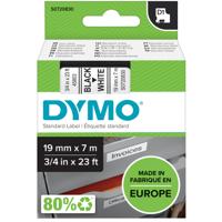 Labeltape Dymo LabelManager D1 polyester 19mmx7m zwart op wit