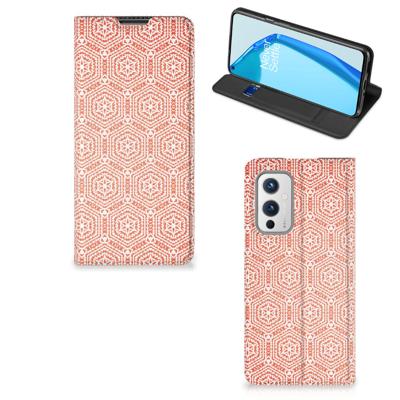 OnePlus 9 | Hoesje met Magneet | Pattern Orange