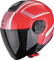 SCORPION EXO-City II Cosmos, Jethelm of scooter helm, Rood-Zilver